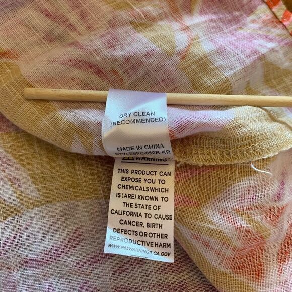 Karlie Bali Dress Linen New With Tags M - Picture 9 of 9